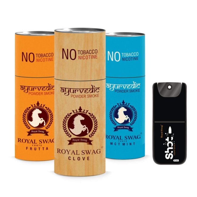 Royal Swag Herbal Cigarette Combo (Frutta, Clove, Mint Each 5 with